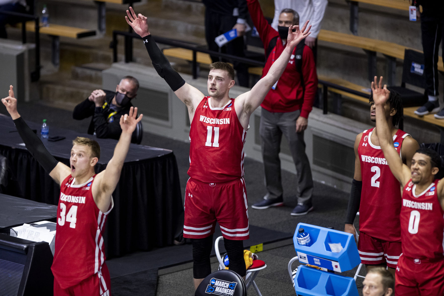 NCAA North Carolina Wisconsin Basketball